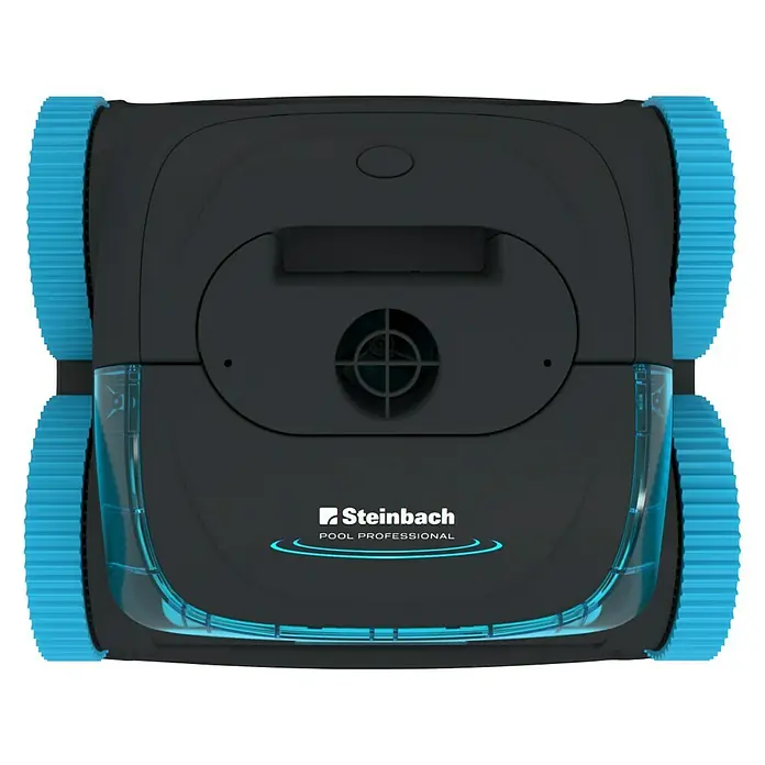 Steinbach Poolroboter Poolrunner Battery Pro Performance - Passend für: Pools mit bis zu 50 m² Bodenfläche, Durchflussmenge: 15.000 l/h, Steuerung per Smartphone-App - Vorderansicht