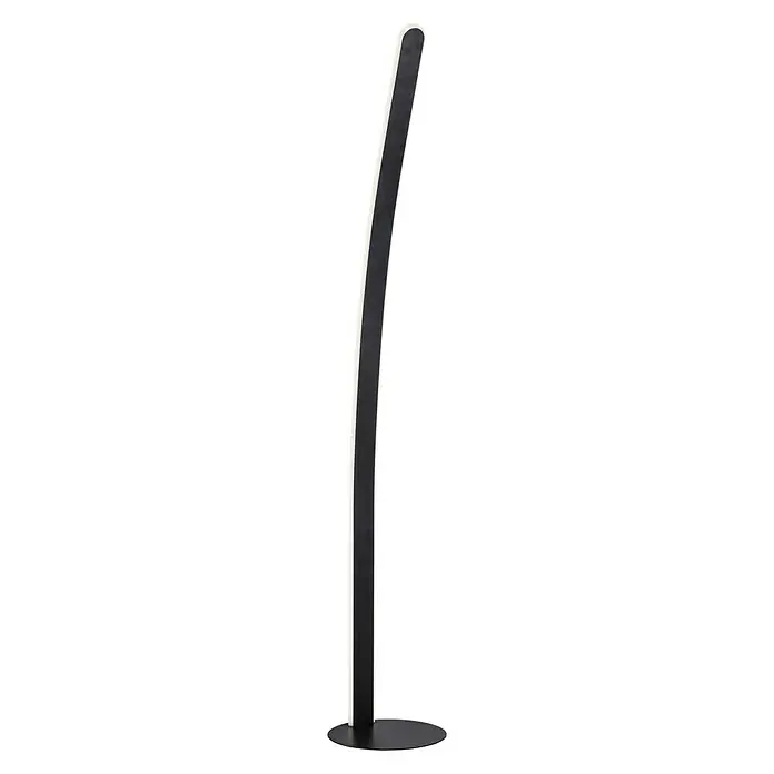 Lámpara de pie LED Raven 3 - 20 W, Altura: 160 cm, Negro, Blanco neutro
