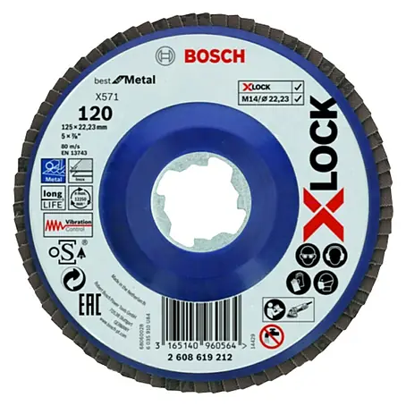 Bosch Professional X-Lock Disco de corte Best for Metal K120