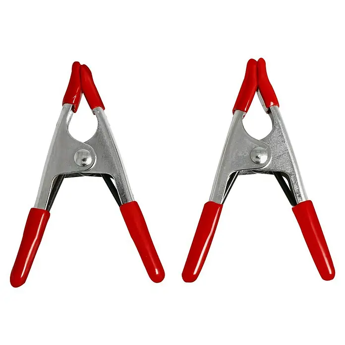 Alpha Tools Ragasztó bilincs készlet - 2 részes, Fesztávolság: 30 mm, Műanyag borítású - Felülnézet
