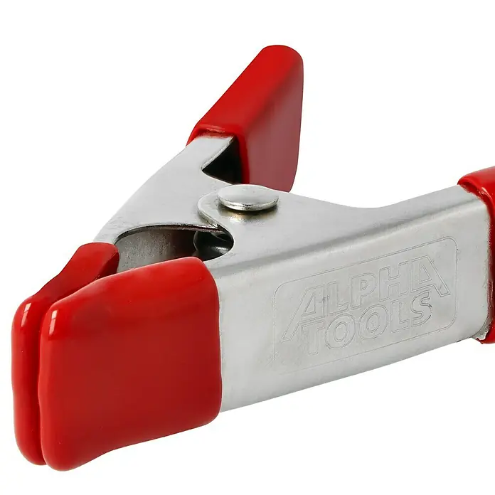 Alpha Tools Leimzwingen-Set - 2 -tlg., Spannweite: 30 mm, Kunststoff überzogen - Detailaufnahme