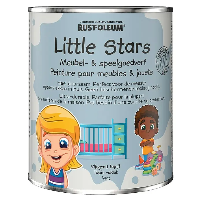 Rust-Oleum Little Stars Kleurverf - Vliegend Tapijt, 750 ml, Mat, Meubels en speelgoed - Vooraanzicht