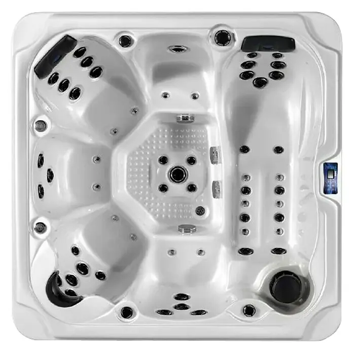 Sanotechnik Hidromasažni bazen Oasis Maxi - 210 x 210 x 92 cm, 1.430 l, Prikladno za: 6 osoba - Pogled s gornje strane