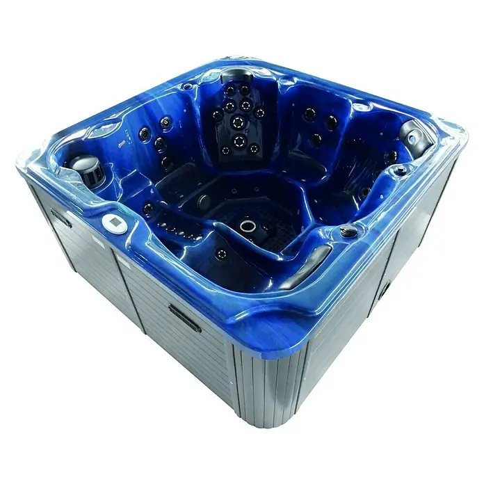 Sanotechnik Hidromasažni bazen Oasis Maxi - 210 x 210 x 92 cm, 1.430 l, Prikladno za: 6 osoba - Dijagonalni pogled