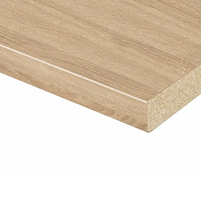 Mehrzweckplatte PE - Sonoma Eiche, L x B x S: 260 cm x 60 cm x 28 mm - Detailaufnahme