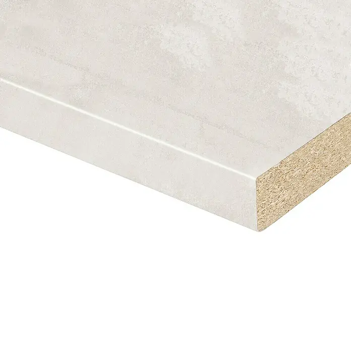 Kaindl Mehrzweckplatte - Dekor: Beton, L x B x S: 260 cm x 60 cm x 28 mm, Opal-Grau - Detailaufnahme