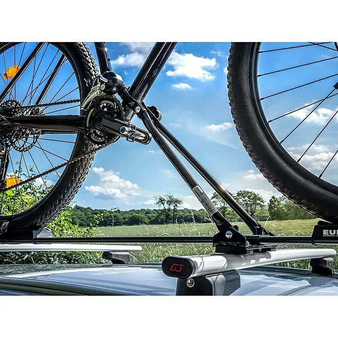 Eufab Fahrradträgeraufsatz Super Bike - Geeignet für: 1 Fahrrad, Traglast: 15 kg - Anwendungsbeispiel