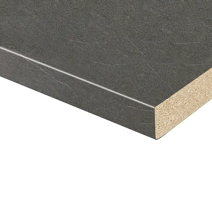 Mehrzweckplatte PE - Torreano Anthrazit, L x B x S: 280 cm x 60 cm x 28 mm - Detailaufnahme