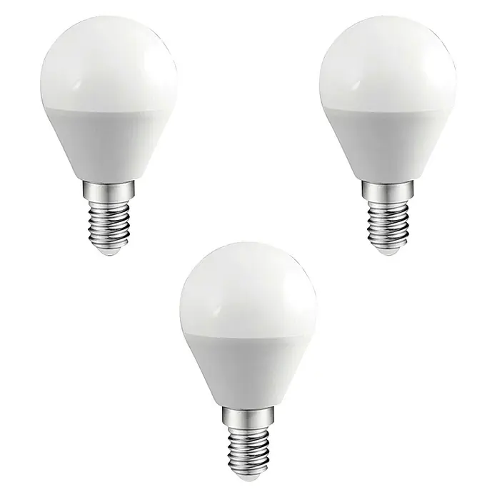 Cristal Record Bombilla LED - 3 uds., E27, 5,2 W, Color de luz: Blanco neutro, No regulable - Vista frontal