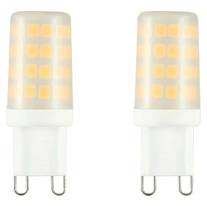 Voltolux Bombilla LED - G9, 3,5 W, 380 lm, 2 uds. - Vista frontal