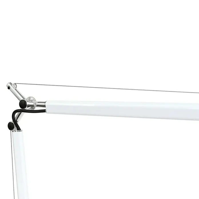 Artemide Tischleuchte Tolomeo - 77 W, Weiß, Silber, Weiß, E27 - Vorderansicht