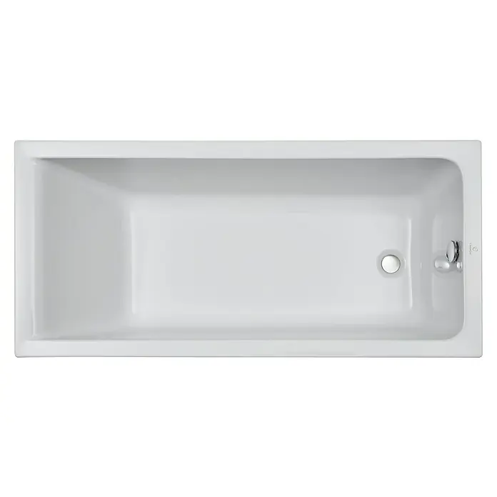 Camargue Badewanne Orlando - 150 x 70 cm, Sanitäracryl, Weiß - Ansicht von oben