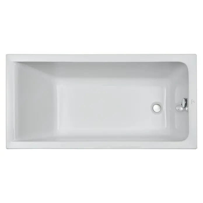 Camargue Badewanne Orlando - 140 x 70 cm, Sanitäracryl, Weiß - Ansicht von oben