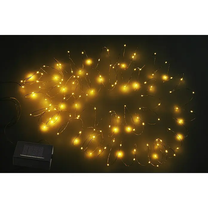 Globo Solar-Lichterkette - 120-flammig, IP44, Länge: 1,35 m - Stimmungsaufnahme
