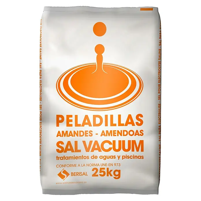 Sal para descalcificador Regenia - 25 kg - Vista frontal