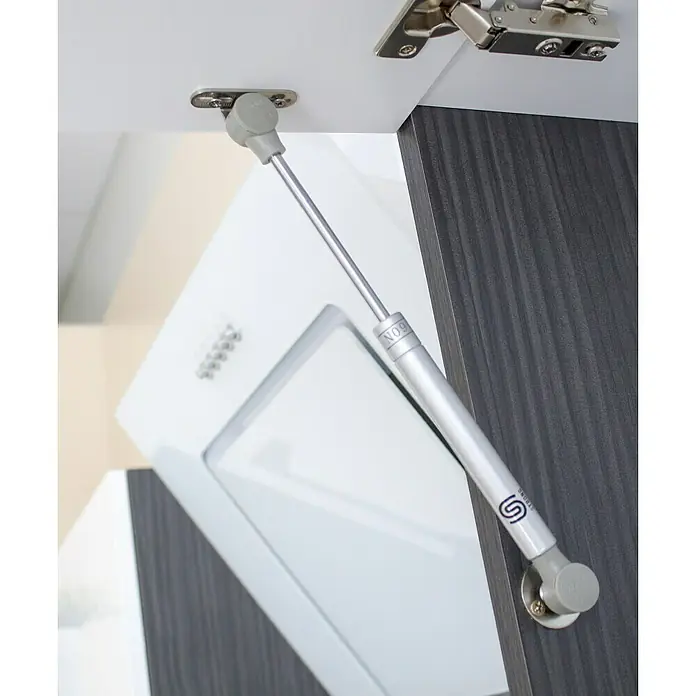 Respekta Premium Küchenzeile RP270EGCBO - Breite: 270 cm, Mit Elektrogeräten, Grau Hochglanz - Stimmungsaufnahme