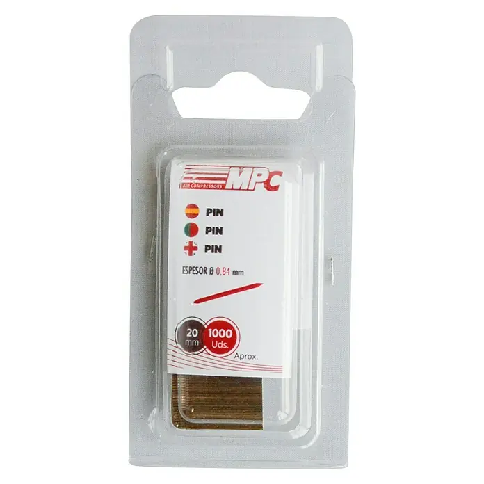 MPC Clavo para clavadora - Largo: 22 mm, 1.000 ud.