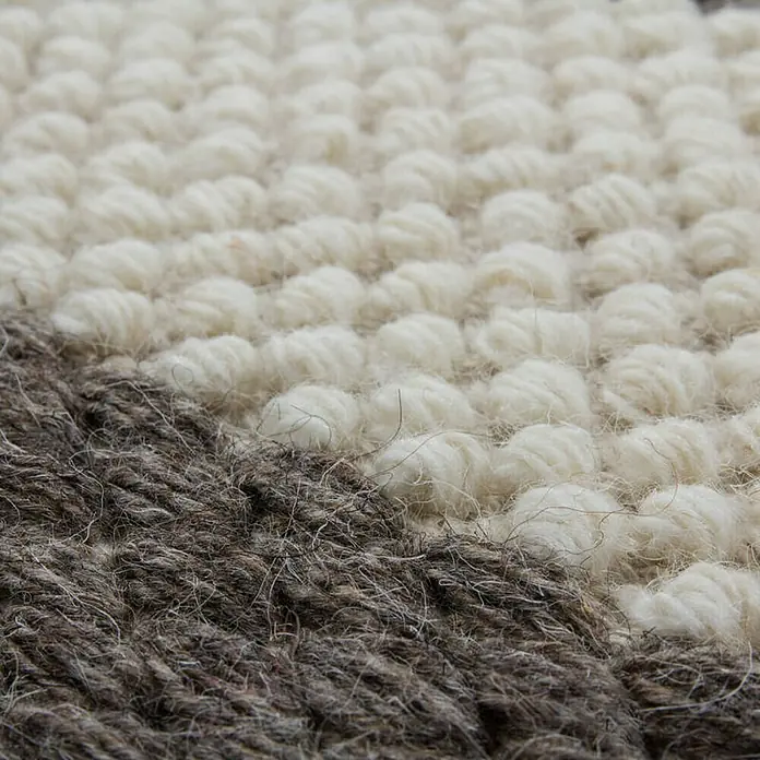 Kayoom Wollteppich Jodhpur 110 - Beige/Braun, 230 x 160 cm, 100 % Wolle - Detailaufnahme