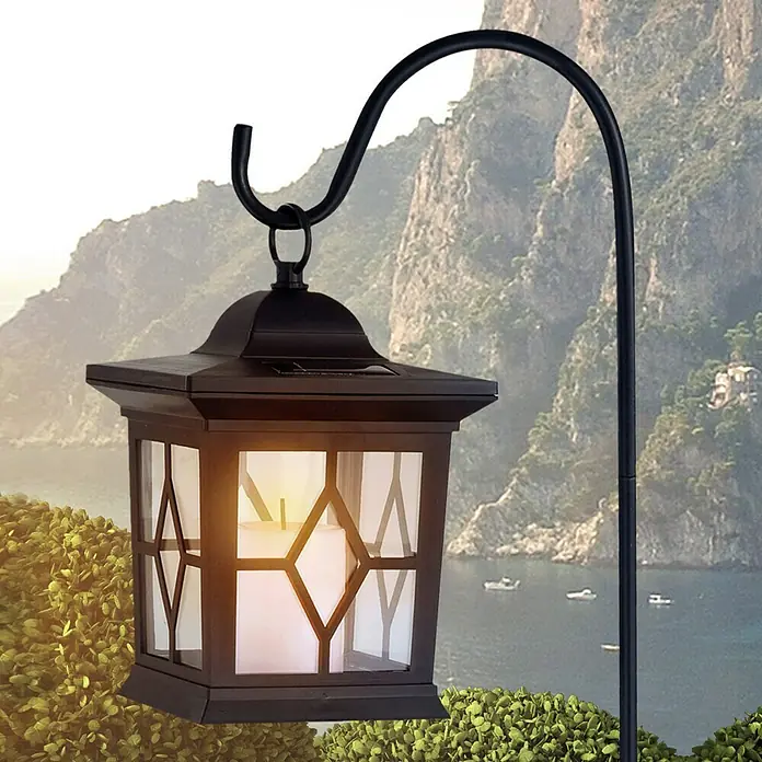 Globo Solarleuchte Laterne - LED, Kunststoff, IP44 - Bildausschnitt
