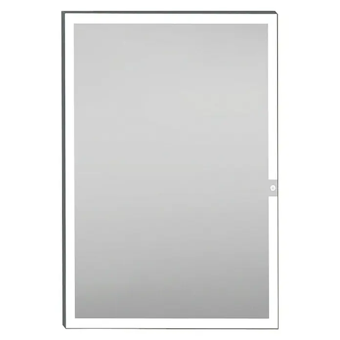 Camargue Espejo con luz LED Eyra Black - An x Al: 60 x 80 cm