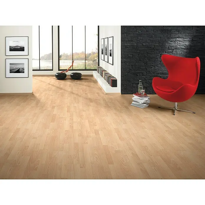 LOGOCLIC Family Laminat Bukva Odenwald - 1.285 x 192 x 7 mm, Brodski pod - Živopisni prikaz