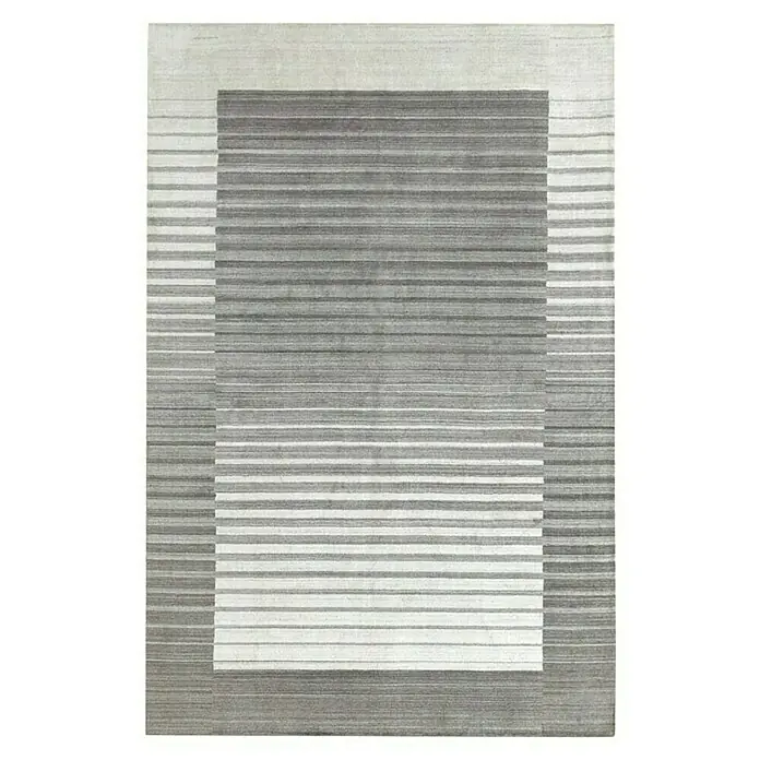 Alfombra de pelo corto Dasht - Gris, 300 x 200 cm - Vista frontal