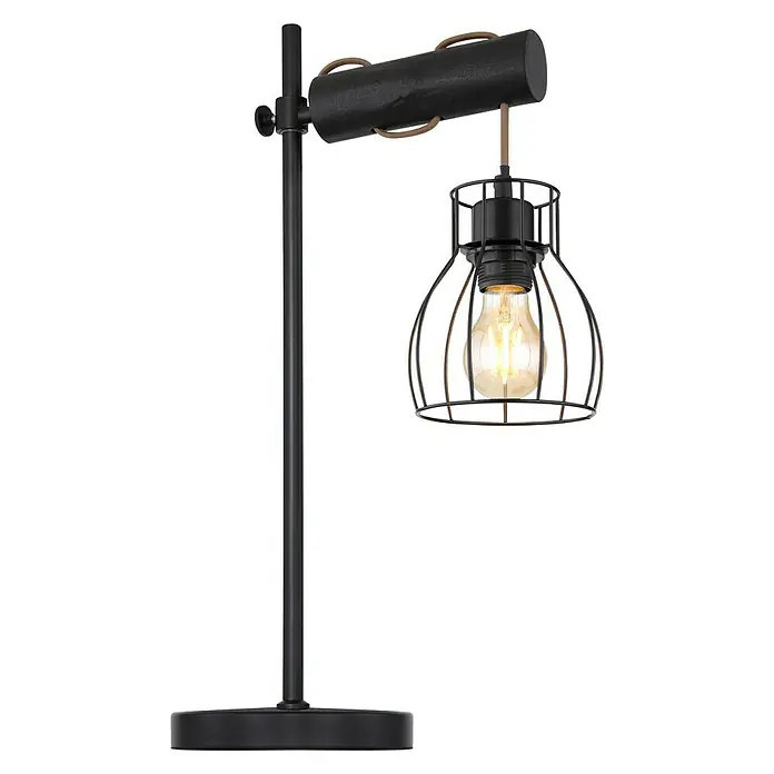 Globo Mina Tischleuchte - 40 W, L x B x H: 3,3 x 18 x 55 cm - Diagonale Ansicht