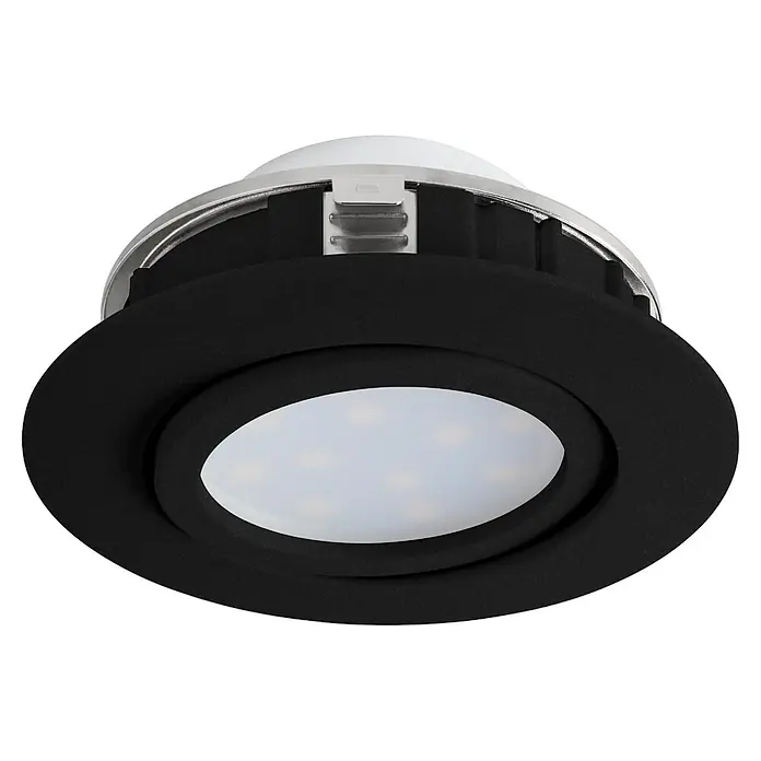Eglo LED-Einbauspot PINEDA - Warmweiß, Durchmesser: 8,4 cm, 1 Stk. - Diagonale Ansicht
