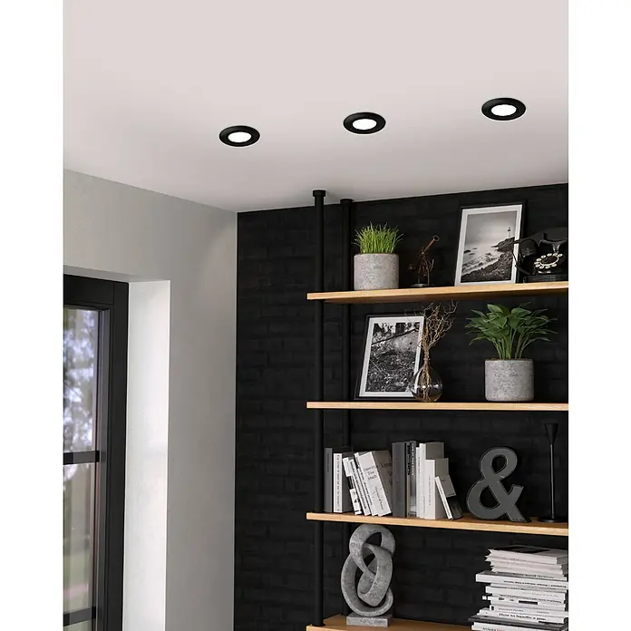 Eglo LED-Einbauspot PENETO - Warmweiß, Durchmesser: 8,7 cm, 3 Stk. - Stimmungsaufnahme