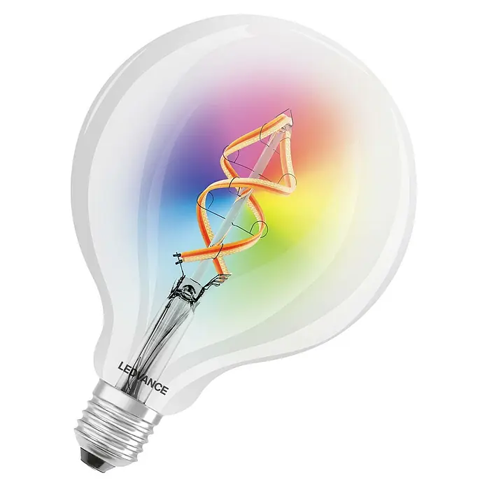 Ledvance Smart+ WiFi Bombilla LED inteligente Vintage Globo - E27, 30 W, 300 lm - Vista frontal