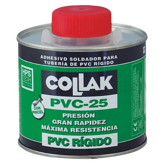 Collak Adhesivo PVC 25 - 500 ml - Vista frontal