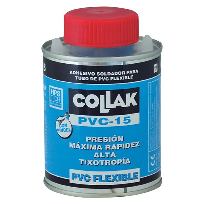 Collak Adhesivo PVC 15 flexible - 250 ml - Vista frontal