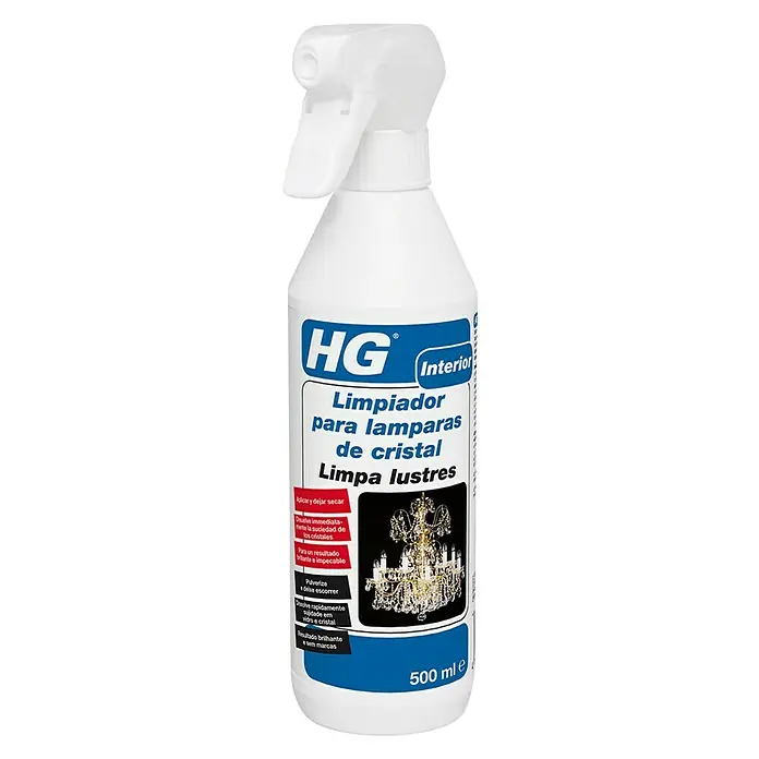 HG Limpiador para lámparas de cristal - 500 ml, Bote de rociado