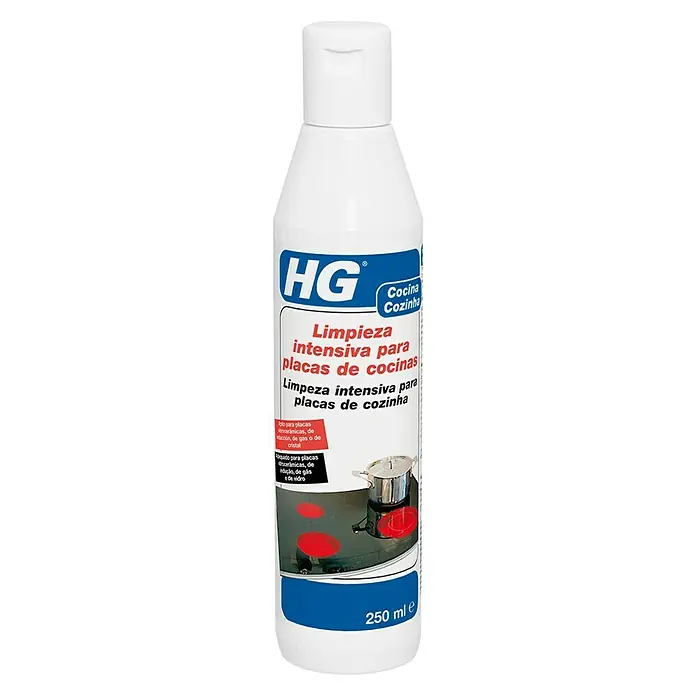 HG Limpiador intensivo para placas de cocina - 250 ml, Botella