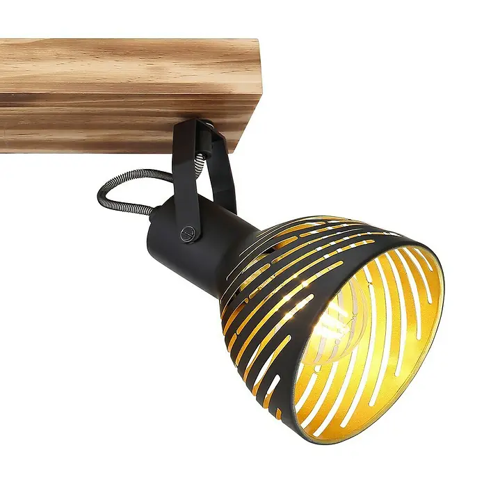 Globo Deckenstrahler LENNA - 40 W, L x B x H: 54 x 12,5 x 25 cm, E27, 3 Stk. - Detailaufnahme