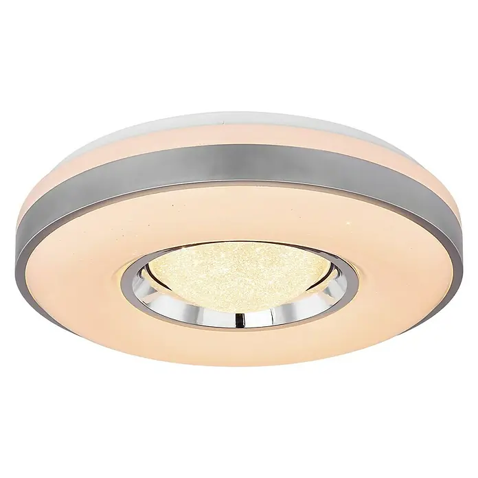 Lavida Okrugla stropna LED svjetiljka - 24 W, Ø x V: 410 mm x 10 cm, Bijele boje, Topla bijela