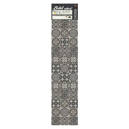 Adhesivo para cenefas Azulejos grises