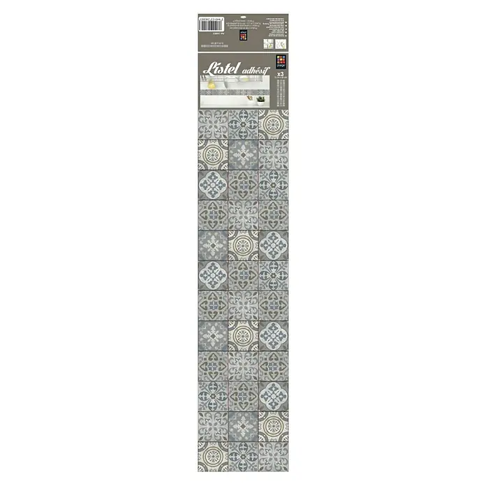 Adhesivo para cenefas Borgatella - An x Al: 60 x 5 cm - Vista frontal
