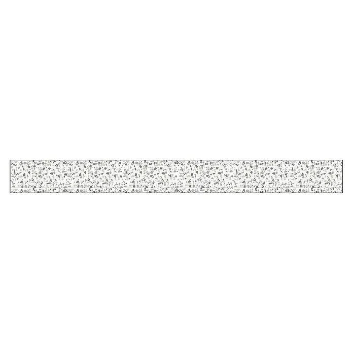 Adhesivo para cenefas Terrazo gris - An x Al: 60 x 5 cm - Vista frontal
