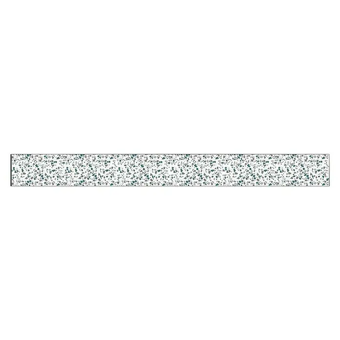 Adhesivo para cenefas Terrazo azul - An x Al: 60 x 5 cm - Vista frontal