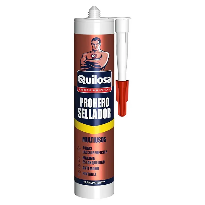 Quilosa Sellador Prohero - Transparente, 290 ml - Vista frontal