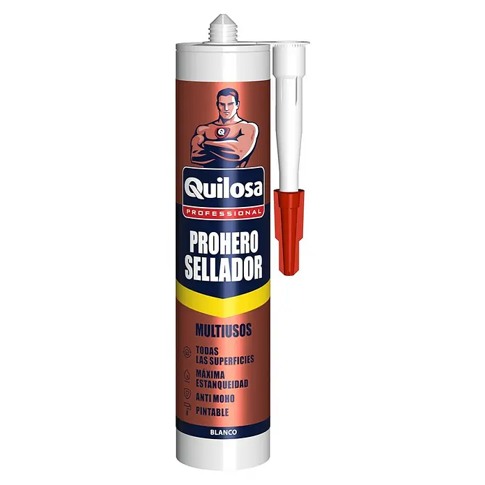 Quilosa Sellador Prohero - Blanco, 290 ml - Vista frontal