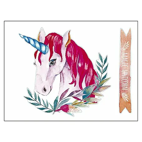 Vinilos decorativos Unicornio