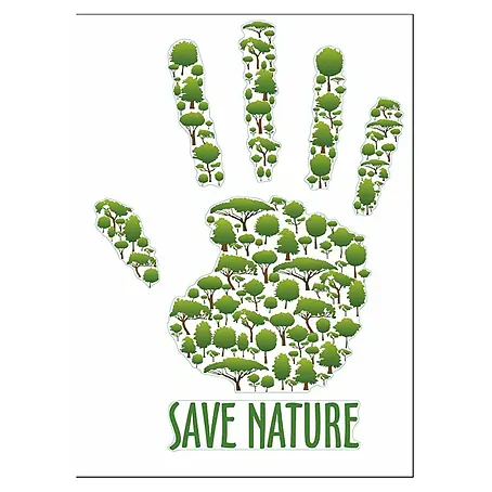 Vinilos decorativos Save Nature