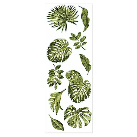 Vinilos decorativos Hojas tropicales
