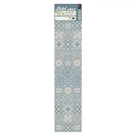 Adhesivo para cenefas Azulejos azules