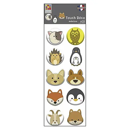 Adhesivos decorativos 3D Animales