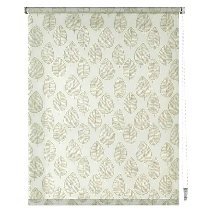 Estor enrollable Hojas - An x Al: 90 x 180 cm - Vista frontal