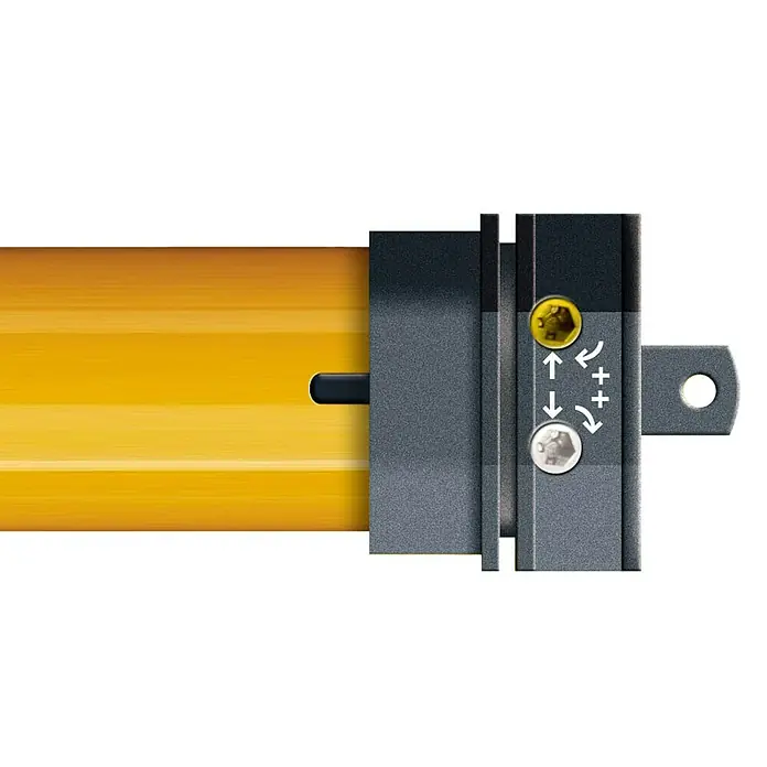 Schellenberg Rohrmotor Mini Standard - Max. Rollladenfläche: 6 m² bei Kunststoffrollläden, Einbaulänge: 500 mm, Zugkraft: 25 kg - Vorderansicht