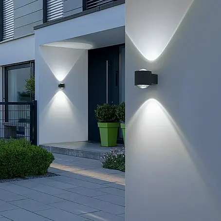 Starlux  LED kültéri fali lámpa Fano